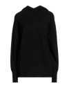 Hinnominate Woman Sweater Black Size S Viscose, Polyester, Polyamide In Black