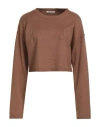 Hinnominate Woman Sweater Camel Size L Viscose, Polyester, Polyamide