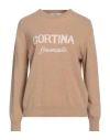 Hinnominate Woman Sweater Camel Size Xl Polyamide, Wool, Viscose, Cashmere