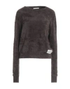 Hinnominate Woman Sweater Dark Brown Size L Polyamide