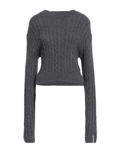 Hinnominate Woman Sweater Grey Size S Acrylic, Viscose, Wool, Alpaca Wool