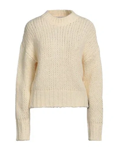 Hinnominate Woman Sweater Ivory Size S Acrylic, Polyamide, Alpaca Wool, Wool In White