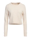 Hinnominate Woman Sweater Ivory Size S Acrylic, Polyamide, Polyester, Viscose, Wool In White