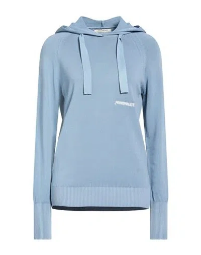 Hinnominate Woman Sweater Light Blue Size S Viscose, Polyamide In Gray