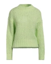 Hinnominate Woman Sweater Light Green Size S Acrylic, Polyamide, Alpaca Wool, Wool In Green