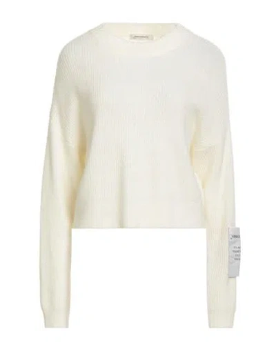 Hinnominate Woman Sweater Off White Size L Acrylic, Polyamide, Alpaca Wool, Wool