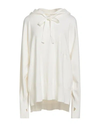 Hinnominate Woman Sweater Off White Size L Viscose, Polyester, Polyamide