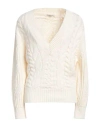 Hinnominate Woman Sweater Off White Size Xxs Acrylic, Polyester