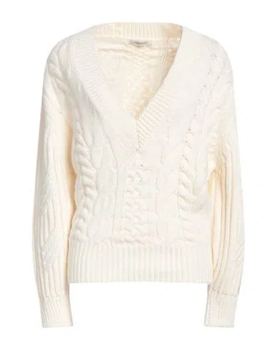 Hinnominate Woman Sweater Off White Size Xxs Acrylic, Polyester