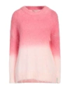 Hinnominate Woman Sweater Pink Size Xxs Mohair Wool, Acrylic, Polyamide, Wool, Elastane In Pink
