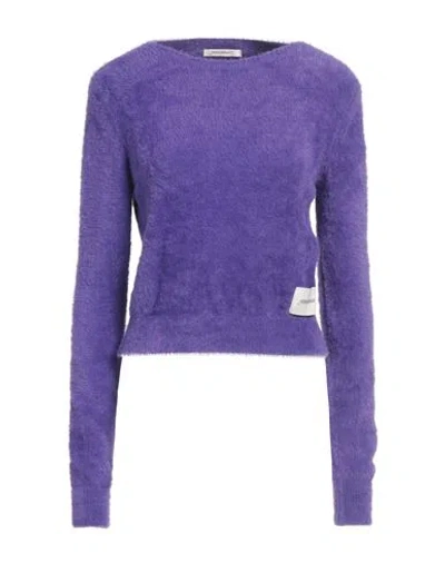 Hinnominate Woman Sweater Purple Size Xs Polyamide