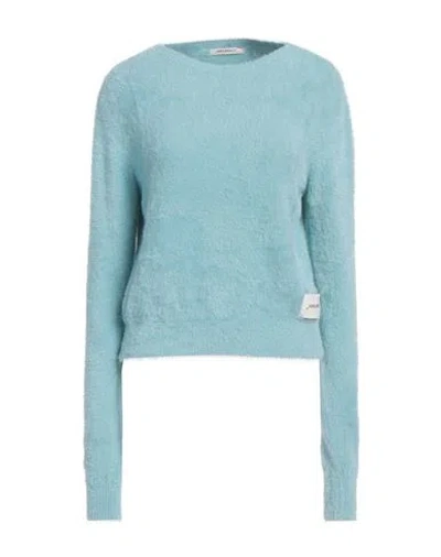 Hinnominate Woman Sweater Sky Blue Size M Polyamide