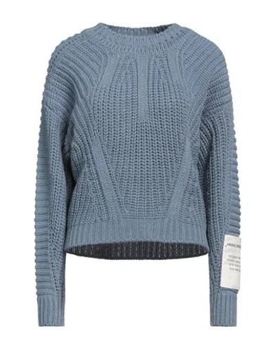 Hinnominate Woman Sweater Slate Blue Size Xs Acrylic, Polyester
