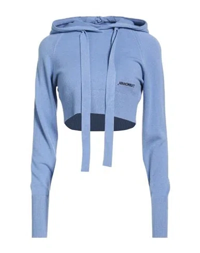 Hinnominate Woman Sweater Slate Blue Size Xs Viscose, Polyester, Polyamide