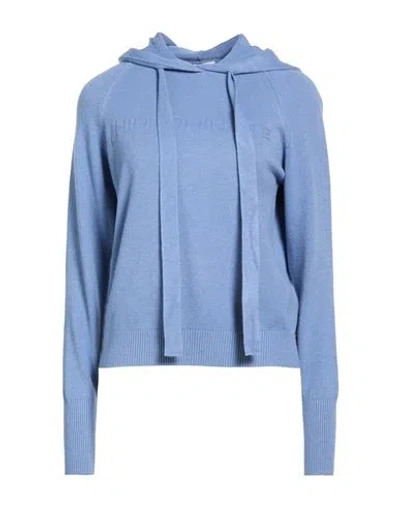 Hinnominate Woman Sweater Slate Blue Size Xs Viscose, Polyester, Polyamide