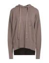 Hinnominate Woman Sweater Taupe Size M Viscose, Polyester, Polyamide In Brown