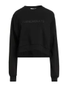 Hinnominate Woman Sweatshirt Black Size M Cotton