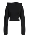Hinnominate Woman Sweatshirt Black Size M Cotton
