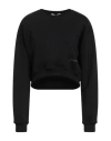 Hinnominate Woman Sweatshirt Black Size M Cotton, Elastane