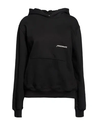 Hinnominate Woman Sweatshirt Black Size M Cotton, Polyester