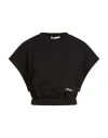 Hinnominate Woman Sweatshirt Black Size S Cotton, Elastane