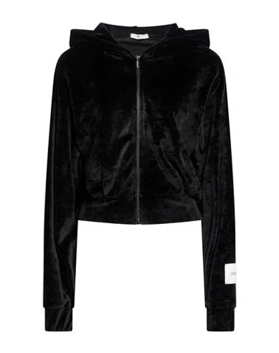 Hinnominate Woman Sweatshirt Black Size S Polyester, Elastane