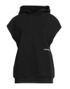 Hinnominate Woman Sweatshirt Black Size Xs Cotton, Elastane In Black
