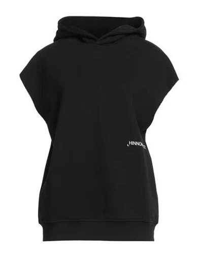 Hinnominate Woman Sweatshirt Black Size Xs Cotton, Elastane