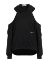 Hinnominate Woman Sweatshirt Black Size Xs Polyester, Modal, Elastane