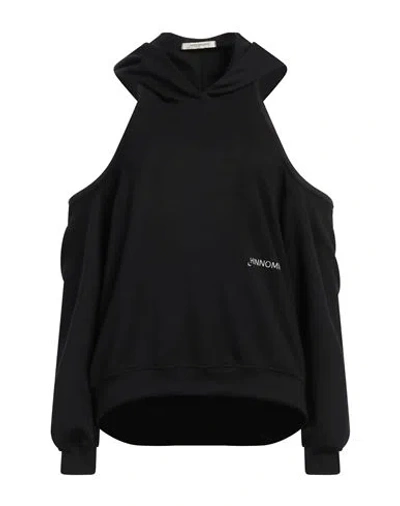 Hinnominate Woman Sweatshirt Black Size Xs Polyester, Modal, Elastane In Black