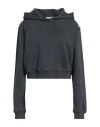 Hinnominate Zippered Cropped Sweatshirt In Grey