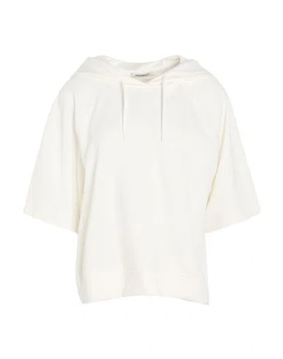 Hinnominate Woman Sweatshirt Cream Size Xs Viscose, Polyester, Elastane