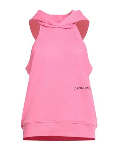 Hinnominate Woman Sweatshirt Fuchsia Size S Cotton, Elastane In Pink