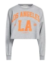 Hinnominate Woman Sweatshirt Grey Size M/l Cotton, Polyester