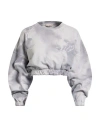 Hinnominate Woman Sweatshirt Grey Size Xs Cotton In Gray
