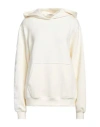 Hinnominate Woman Sweatshirt Ivory Size Xs Modal, Polyester, Elastane In White