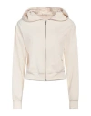 Hinnominate Woman Sweatshirt Ivory Size Xs Polyester, Lyocell In White