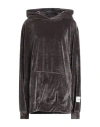 Hinnominate Woman Sweatshirt Lead Size M Polyester, Elastane In Gray