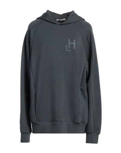 Hinnominate Woman Sweatshirt Lead Size Xxl Modal, Polyester, Elastane In Grey
