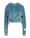 Hinnominate Woman Sweatshirt Light Blue Size S Polyester, Elastane