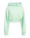 Hinnominate Woman Sweatshirt Light Green Size S Cotton