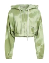 Hinnominate Woman Sweatshirt Lime Green Size Xs Cotton In Green