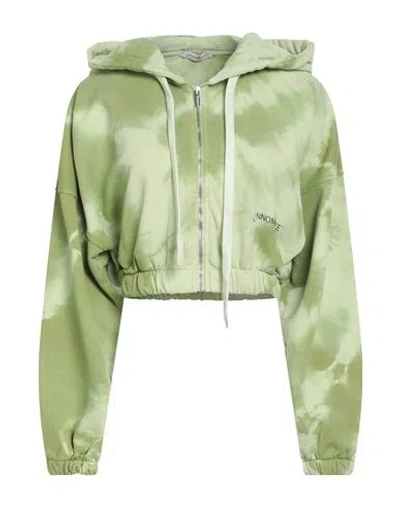 Hinnominate Woman Sweatshirt Lime Green Size Xs Cotton