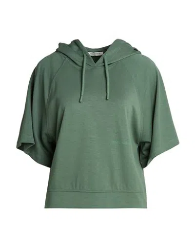 Hinnominate Woman Sweatshirt Military Green Size Xs Viscose, Polyester, Elastane