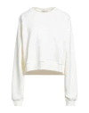Hinnominate Woman Sweatshirt Off White Size S Cotton