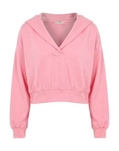 Hinnominate Woman Sweatshirt Pink Size L Viscose, Polyester, Elastane