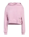 Hinnominate Woman Sweatshirt Pink Size M Cotton, Elastane In Pink