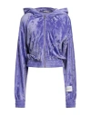 Hinnominate Woman Sweatshirt Purple Size Xl Polyester, Elastane