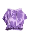 Hinnominate Woman Sweatshirt Purple Size Xs Cotton In Purple