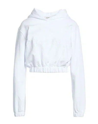 Hinnominate Woman Sweatshirt White Size L Cotton, Elastane